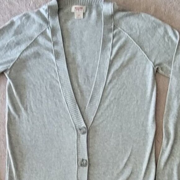 Mossimo Supply Co Cardigan Y2K Light Gray Women's Small - Picture 7 of 7
